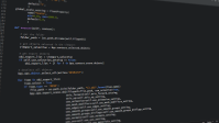 python code terminal dark